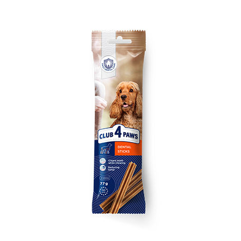 CLUB 4 PAWS PREMIUM DENTAL STICKS. PATYCZKI DO ŻUCIA DLA DOROSŁYCH PSÓW