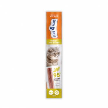 CLUB 4 PAWS PREMIUM MEATY STICK: INDYK. Z KROLIKIEM. PRZYSMAK DLA KOTÓW