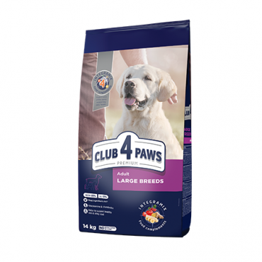 CLUB 4 PAWS PREMIUM DLA DUŻYCH RAS. PEŁNOPORCJOWA SUCHA KARMA DLA DOROSŁYCH PSÓW