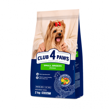 CLUB 4 PAWS PREMIUM DLA MAŁYCH RAS. PEŁNOPORCJOWA SUCHA KARMA DLA DOROSŁYCH PSÓW